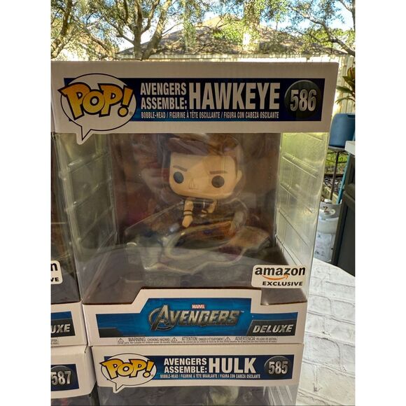 Funko Pop Deluxe Marvel Avengers Assemble Figures Complete Set Of 6 NEW - Picture 6 of 15